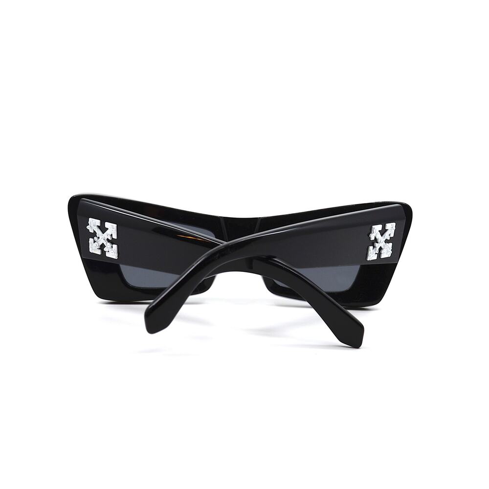 OFF-WHITE 0ER1027 BLACK DARK GREY WOMEN'S AUTHENTIC SUNGLASSES - Picture 8 of 12